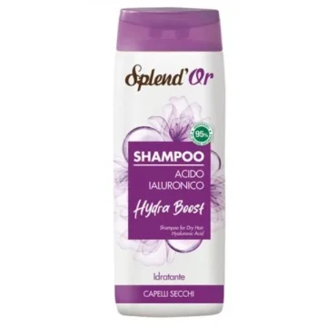 Splend'Or Shampoo Idratante per Capelli Secchi con Acido Ialuronico 300ml