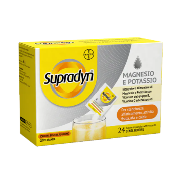 Supradyn Magnesio e Potassio 24 Bustine - Integratore Energetico Supradyn Magnesio e Potassio 24 Bustine - Integratore Energetico