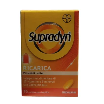 Supradyn Ricarica 35 Compresse Rivestite - Integratore vitamine e sali minerali contro stanchezza e fatica