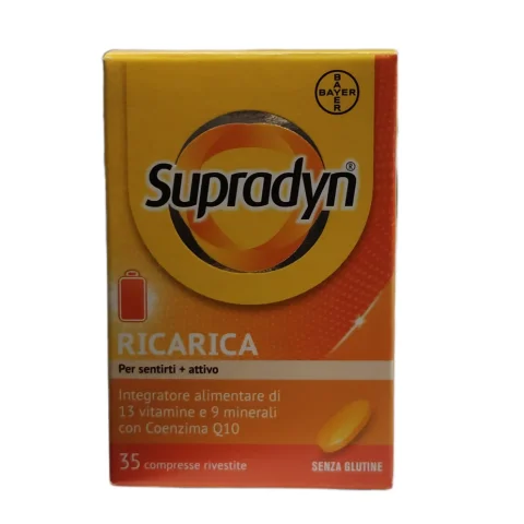 Supradyn Ricarica 35 Compresse Rivestite - Integratore vitamine e sali minerali contro stanchezza e fatica
