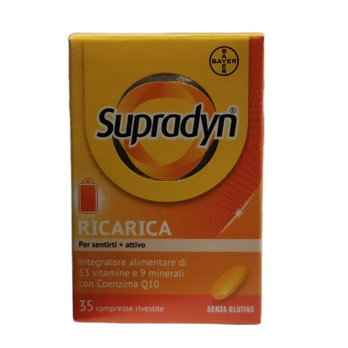 Supradyn Ricarica 35 Compresse Rivestite - Integratore vitamine e sali minerali contro stanchezza e fatica