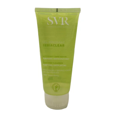 SVR Sebiaclear Gel Moussant Viso e Corpo 200 ml - Detergente senza sapone purificante e detossinante