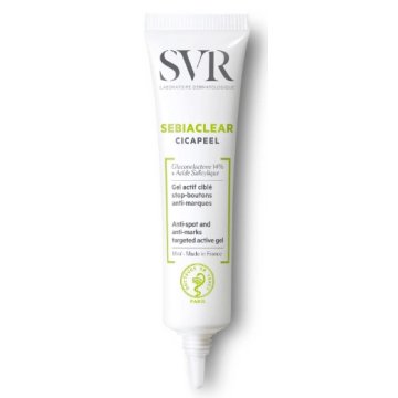 SVR Sebiaclear Cicapeel Gel Viso 15 ml - Trattamento pelli impure contro punti neri e brufoli