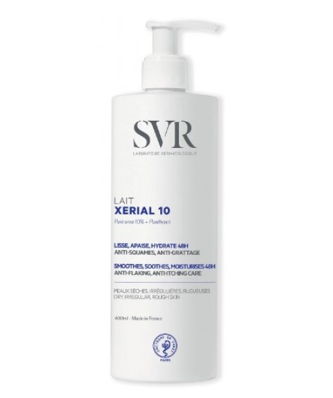 SVR Xérial 10 Latte Emolliente Corpo ad Azione Lenitiva ed Anti-Desquamazione 400 ml