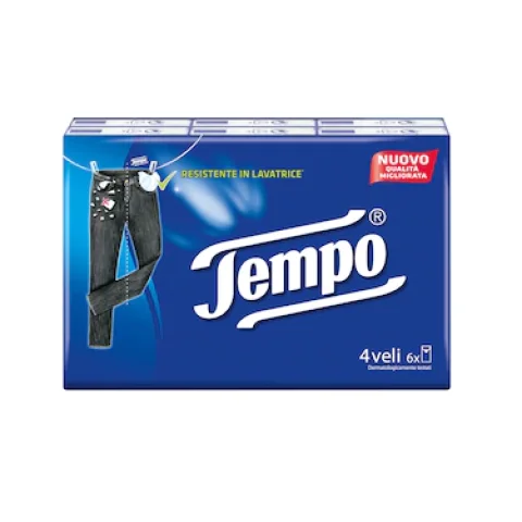 Tempo Fazzoletti Classic 12 Pezzi