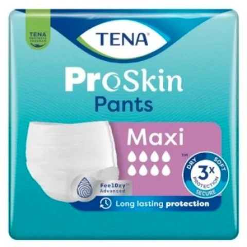 TENA PROSKIN PANTS 10 PANNOLONI MAXI TAGLIA XL 120-160cm