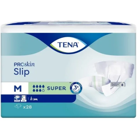 TENA PROSKIN SLIP 28 PANNOLONI TAGLIA M SUPER