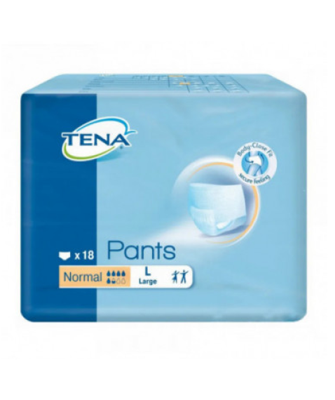 TENA PANTS Normal Pannoloni Taglia L 18 pezzi