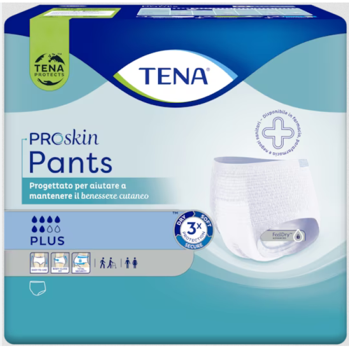 TENA PANTS PLUS TAGLIA L 8PZ MUTANDINA ASSORBENTE 