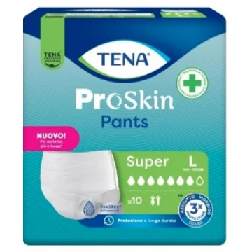 Tena Pants 10 pannoloni Taglia L Super 100-135cm