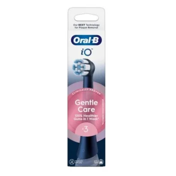 Oralb Power Refill Testine di Ricambio IO Colore Nero 3 pezzi