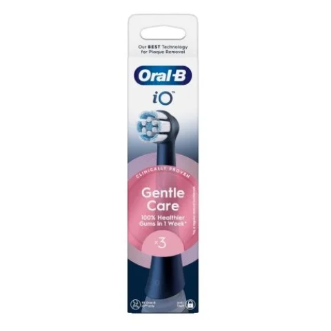 Oralb Power Refill Testine di Ricambio IO Colore Nero 3 pezzi