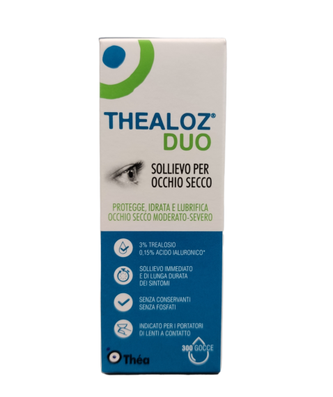 Thealoz Duo Soluzione Oculare 10 ml - Trattamento della sindrome dell'occhio secco