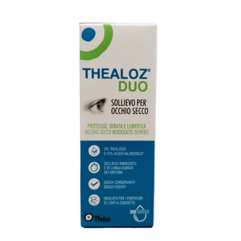 Thealoz Duo Soluzione Oculare 10 ml - Trattamento della sindrome dell'occhio secco