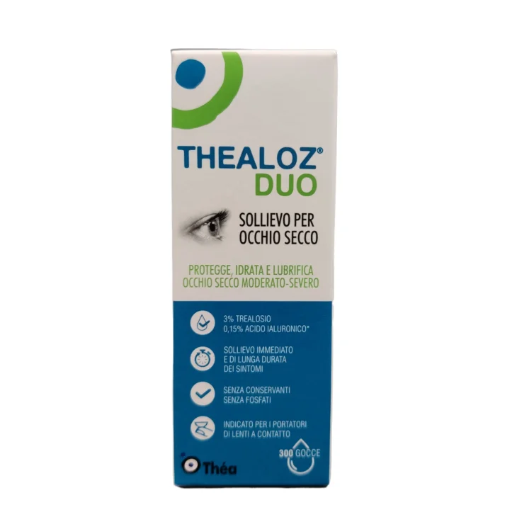 Thealoz Duo Soluzione Oculare 10 ml - Trattamento della sindrome dell'occhio secco