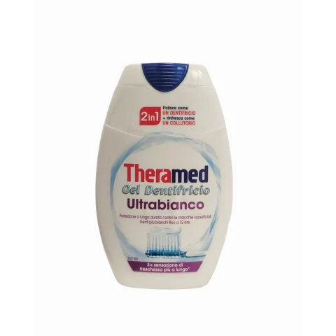 Theramed Gel Dentifricio Ultrabianco 2in1 75 ml Theramed Gel Dentifricio Ultrabianco 2in1 75 ml