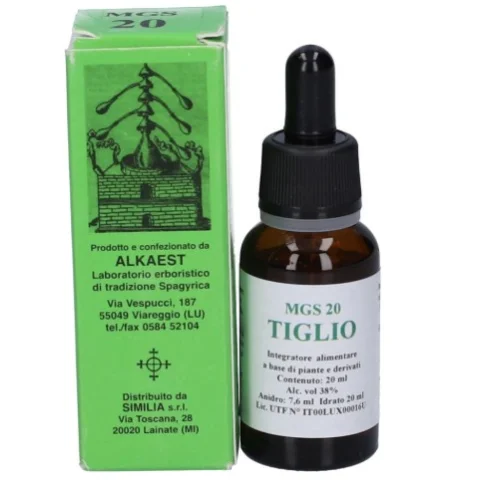 MGS 20 Integratore Alimentare Tiglio 20ml MGS 20 Integratore Alimentare Tiglio 20ml