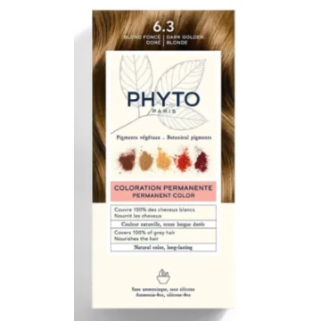 PHYTO HAIR COLOR 6.3 TINTA PER CAPELLI COLORE BIONDO SCURO DORATO
