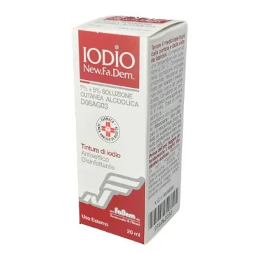 TINTURA di IODIO Soluzione Cutanea Alcoolica 20ml