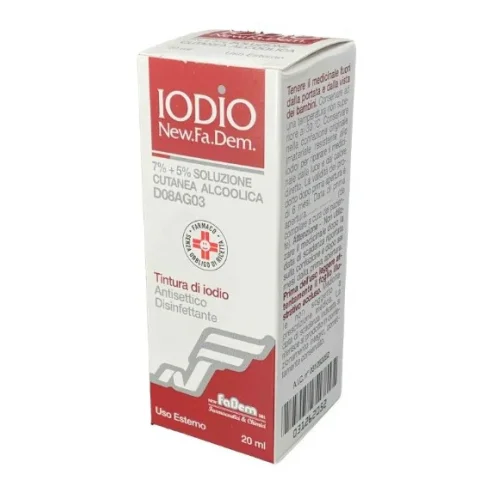 TINTURA di IODIO Soluzione Cutanea Alcoolica 20ml