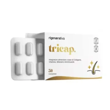 TRICAP Integratore per Capelli, Pelle e Unghie 30 compresse