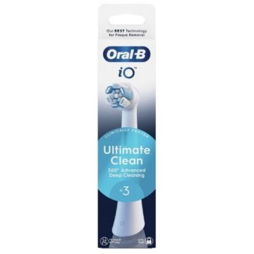 ORAL-B IO Ultimate Clean 3 Testine di Ricambio