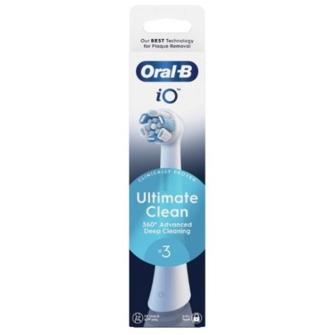 ORAL-B IO Ultimate Clean 3 Testine di Ricambio ORAL-B IO Ultimate Clean 3 Testine di Ricambio