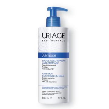 Uriage Xémose Balsamo Olio Lenitivo Anti-Prurito per Pelli Molto Secche 500 ml