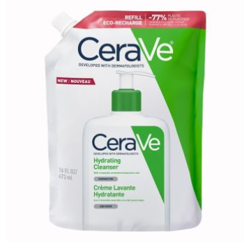 CeraVe Refill Detergente Idratante 473 ml – Ricarica Ecologica per Viso & Corpo