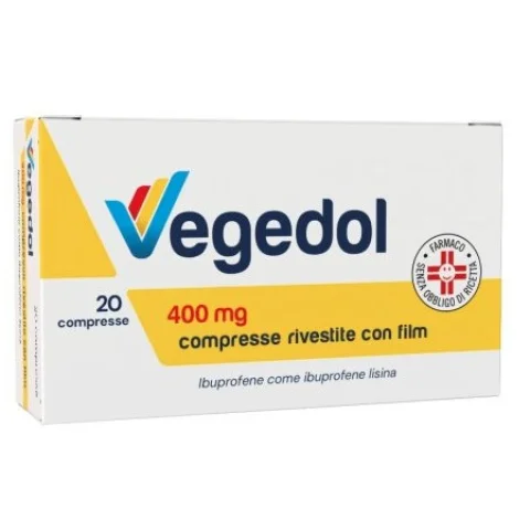 VEGEDOL 20 compresse 400mg