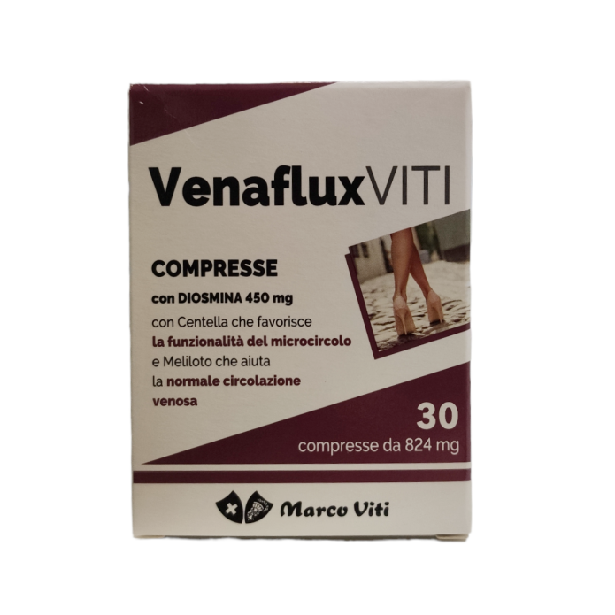 Venaflux Viti 30 Compresse - Integratore per la circolazione