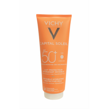 Vichy Capital Soleil Latte Protettivo Invisibile Idratante Viso e Corpo SPF50+ 300 ml