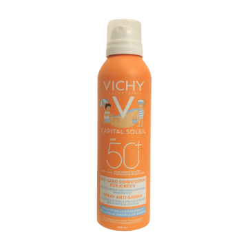 Vichy Capital Soleil Spray Anti-Sabbia Bambini Viso Corpo SPF50+ 200 ml
