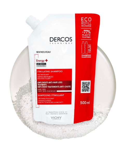 Vichy Dercos Shampoo Energizzante Eco-Ricarica 500ml