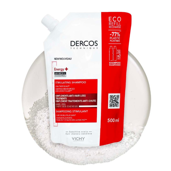 Vichy Dercos Shampoo Energizzante Eco-Ricarica 500ml