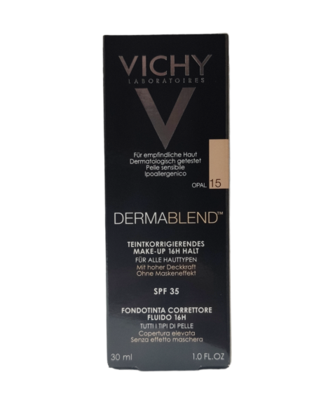 Vichy Dermablend Fondotinta Correttore Fluido 16H nr 15 Opal Spf 35 30 ml