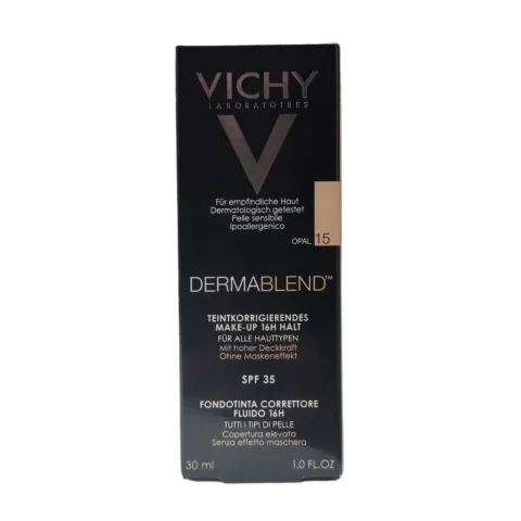 Vichy Dermablend Fondotinta Correttore Fluido 16H nr 15 Opal Spf 35 30 ml