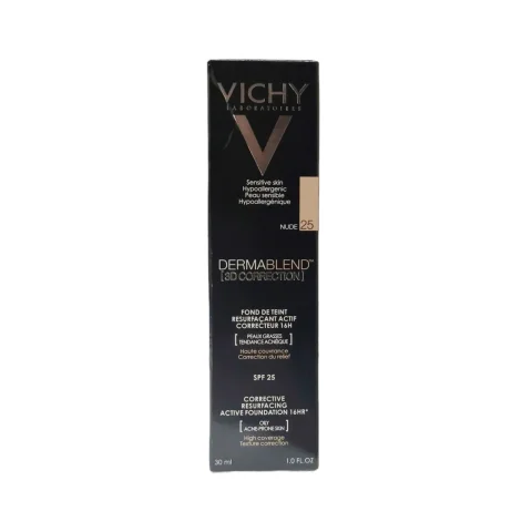 Vichy Dermablend [3D Correction] Fondotinta Correttore Pelle Grassa 16H nr 25 Nude SPF25 30 ml