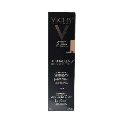 Vichy Dermablend [3D Correction] Fondotinta Correttore Pelle Grassa 16H nr 35 Sand SPF25 30 ml