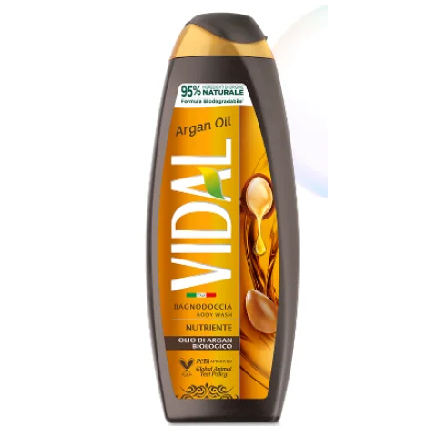 VIDAL BAGNODOCCIA OLIO DI ARGAN 500 ML