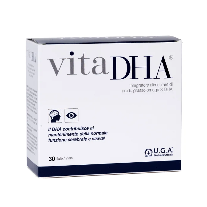 Vitadha Liquido 30 Fiale - Integratore per le funzioni cerebrale e visiva