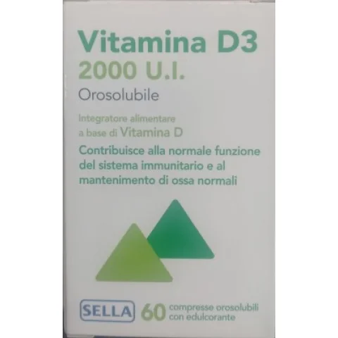 Integratore a base di VITAMINA D3 2000UI 60 compresse