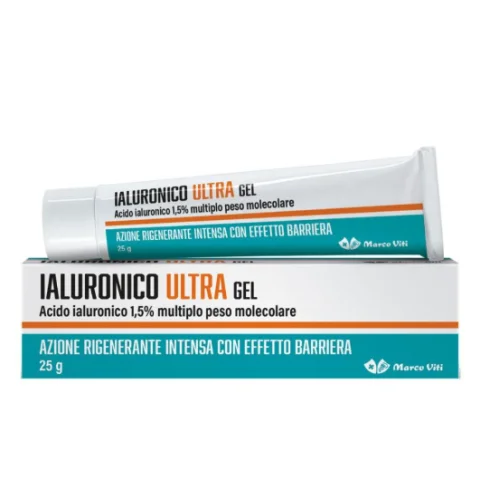 Marco Viti Ialuronico 1.5% Ultra Gel 25g &ndash; Gel Rigenerante Intenso con Effetto Barriera