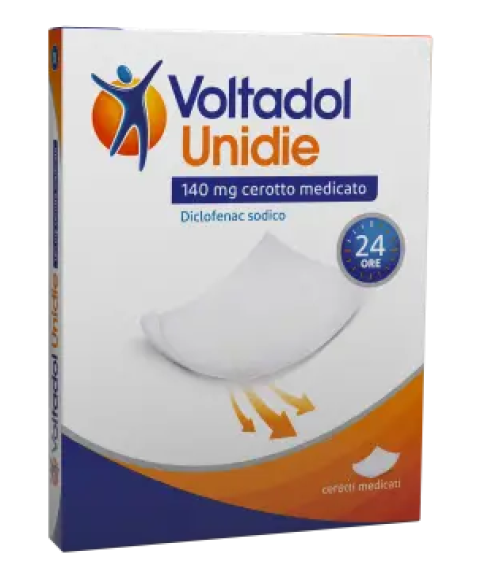 VOLTADOL UNIDIE 10 CEROTTI MEDICALI 140 mg