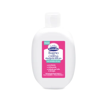 Euphidra Amidomio Bagno Crema 400ml - Detergente delicato ad azione emolliente e lenitiva