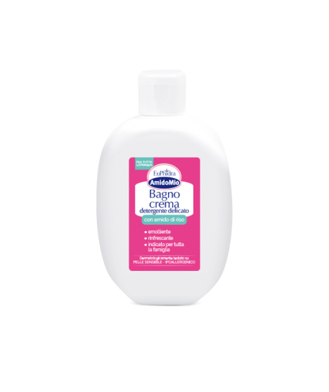 Euphidra Amidomio Bagno Crema 400ml - Detergente delicato ad azione emolliente e lenitiva