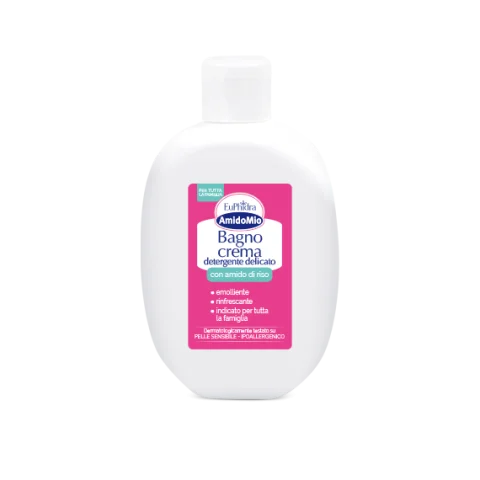 Euphidra Amidomio Bagno Crema 400ml - Detergente delicato ad azione emolliente e lenitiva