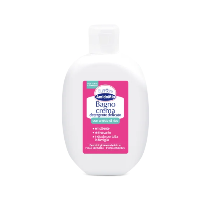 Euphidra Amidomio Bagno Crema 400ml - Detergente delicato ad azione emolliente e lenitiva
