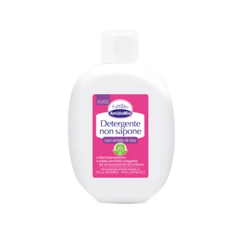 Euphidra Amidomio Detergente Non Sapone 200ml - Per bambini, anziani, pelli iper-reattive ai normali detergenti