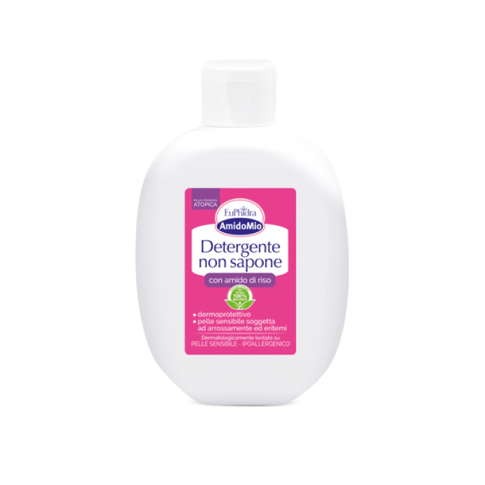 Euphidra Amidomio Detergente Non Sapone 200ml - Per bambini, anziani, pelli iper-reattive ai normali detergenti